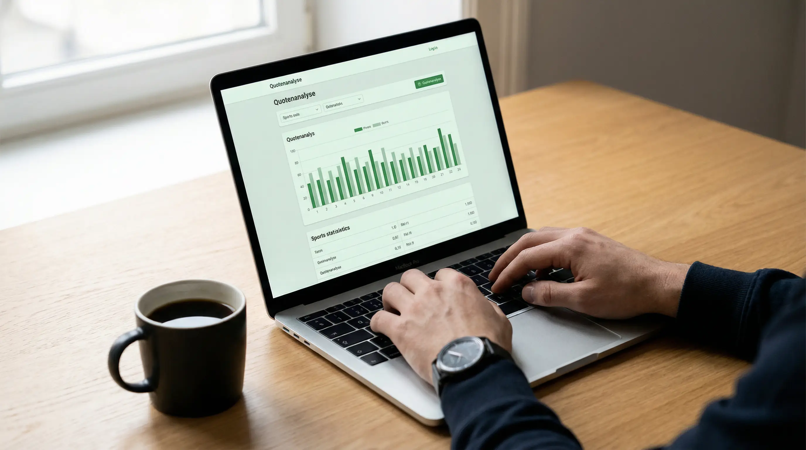 Bundesliga Wettquoten-Analyse auf dem Laptop — Quotenvergleich und Value-Erkennung