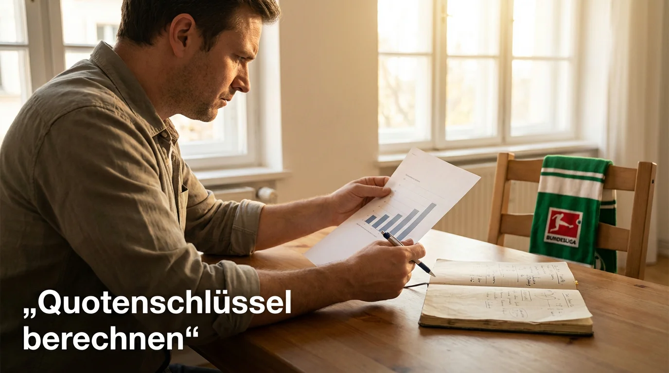 Quotenschlüssel Bundesliga — Auszahlungsrate berechnen